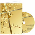 Gold Ribbon Greeting Card with Matching CD